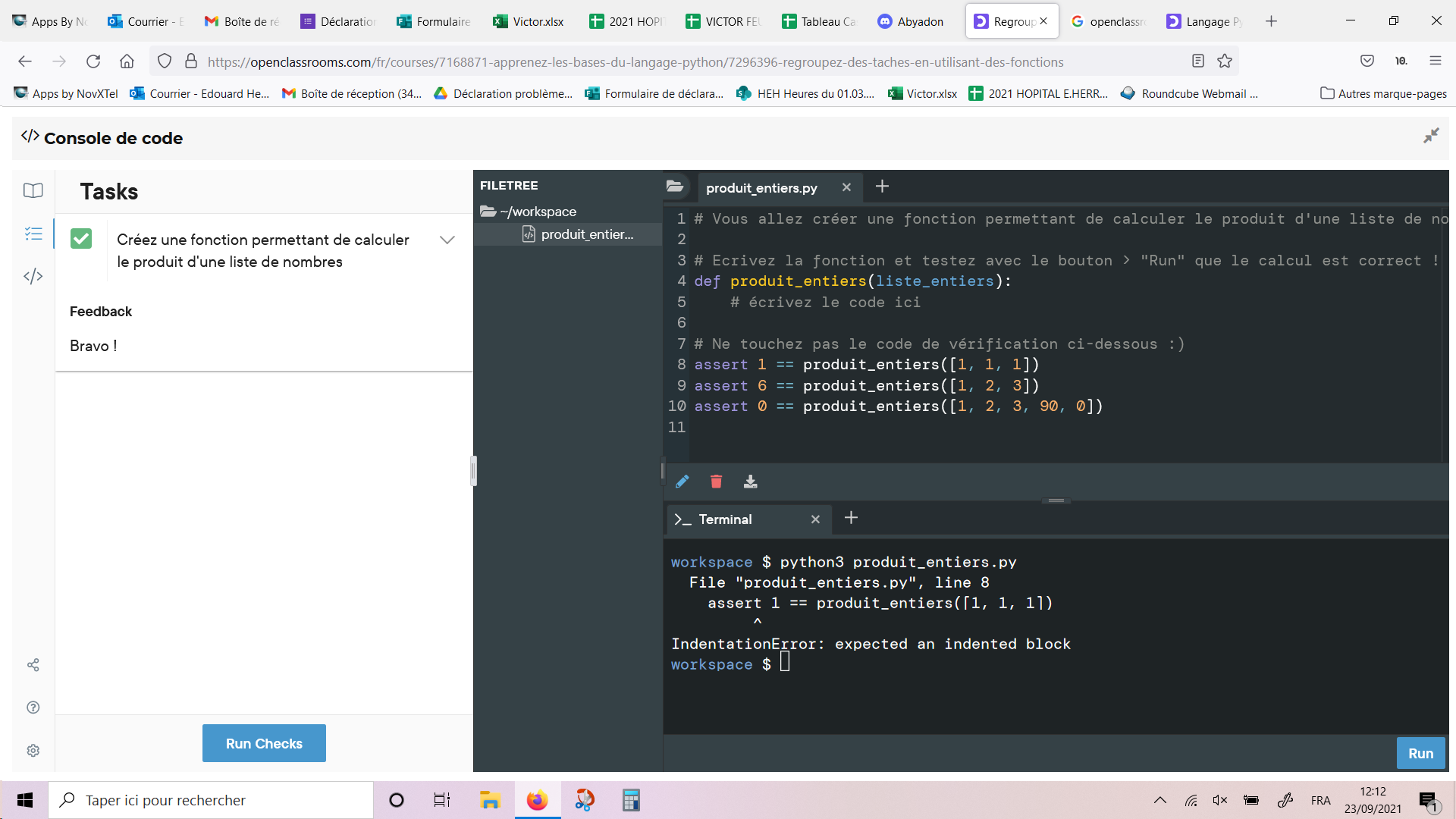 Résolu Apprenez Les Bases De Python Exercice Regroupez Des Tâches Avec Des Fonctions Par 4156